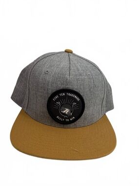 Five Ten Gray Wool-Acrylic Baseball Cap | OS Men’s Adjustable Casual